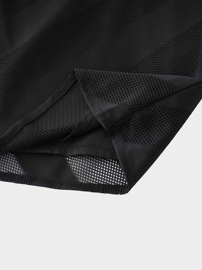 Perforated Blouse-Black