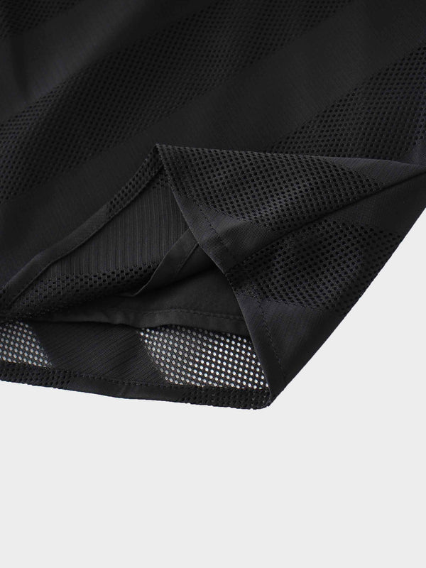 Perforated Blouse-Black