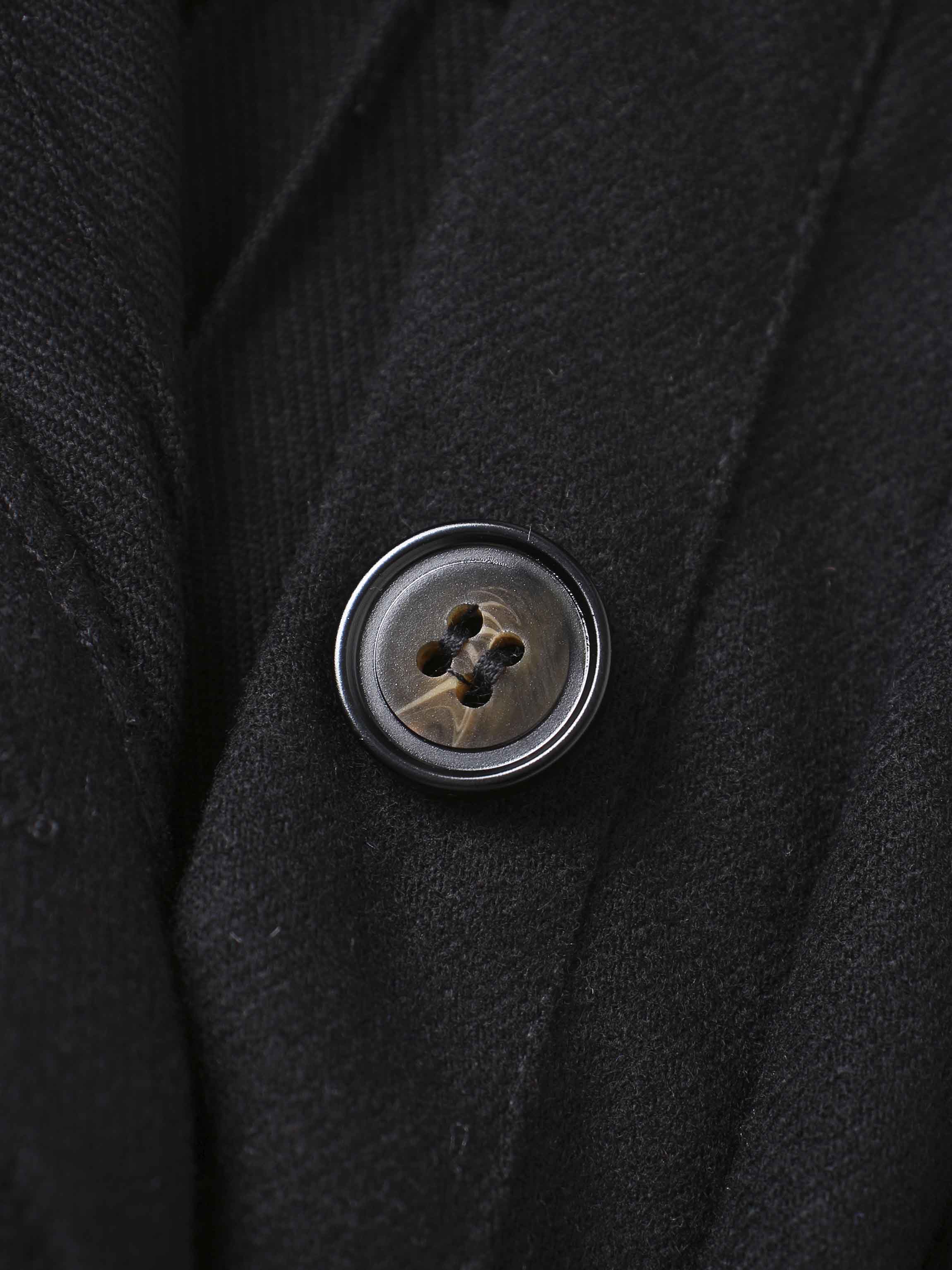 Stitch Down Pleat Jumper-Black