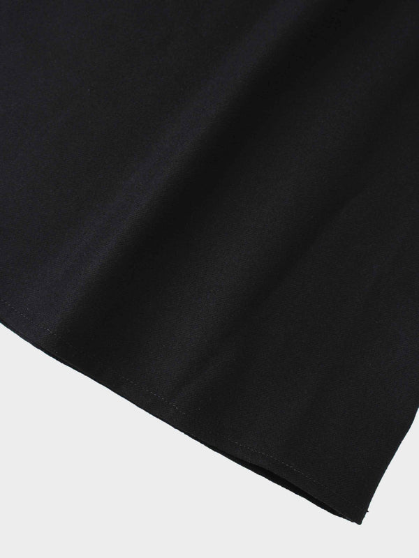 Stitch Down Pleat Jumper-Black