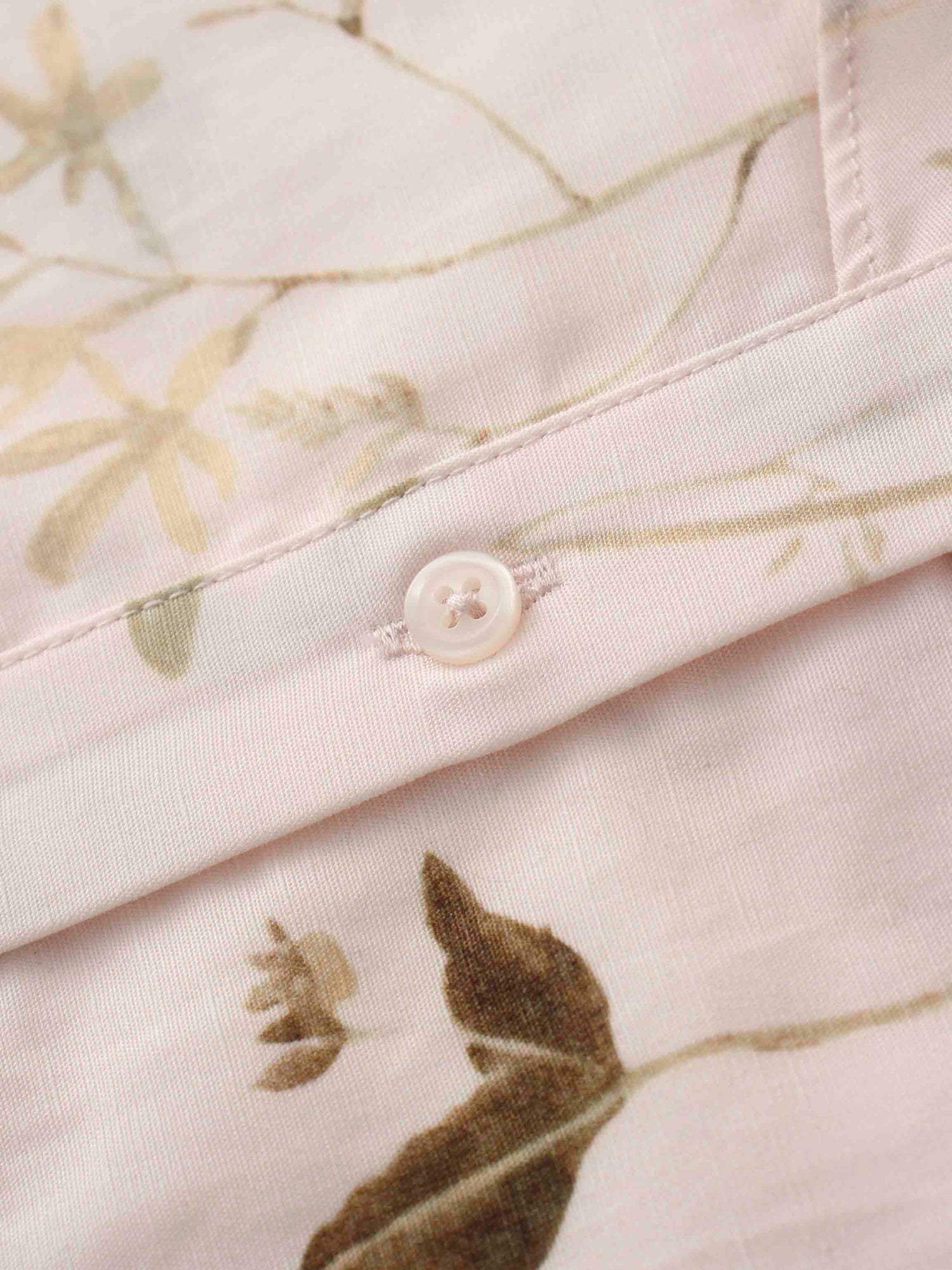 Double Ruffle Blouse-Pink Floral