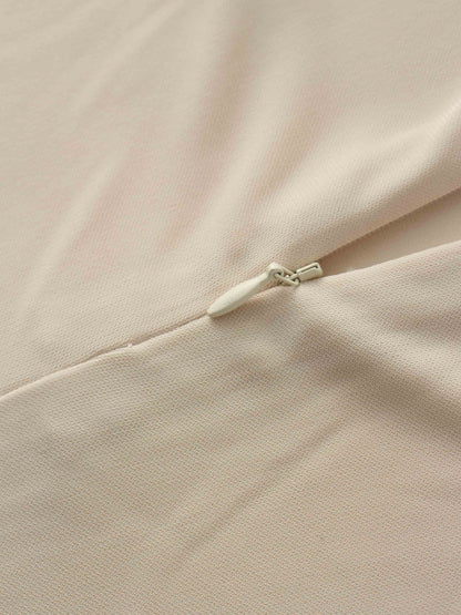 Princess Stitched High V top-Cream