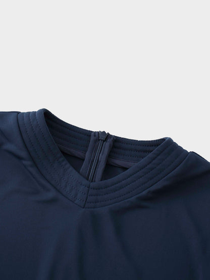 Princess Stitched High V top-Navy