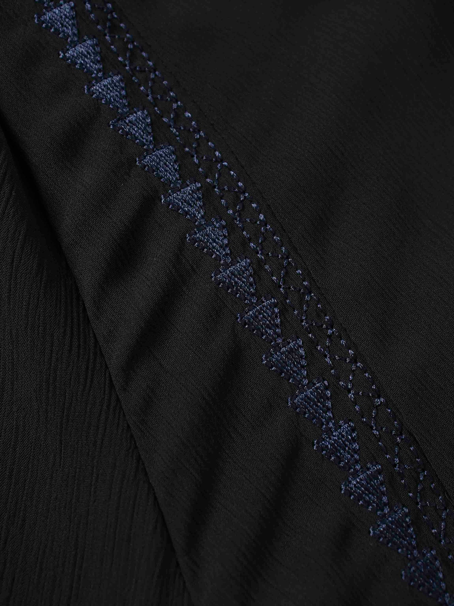Tiered Dress-Black/Navy