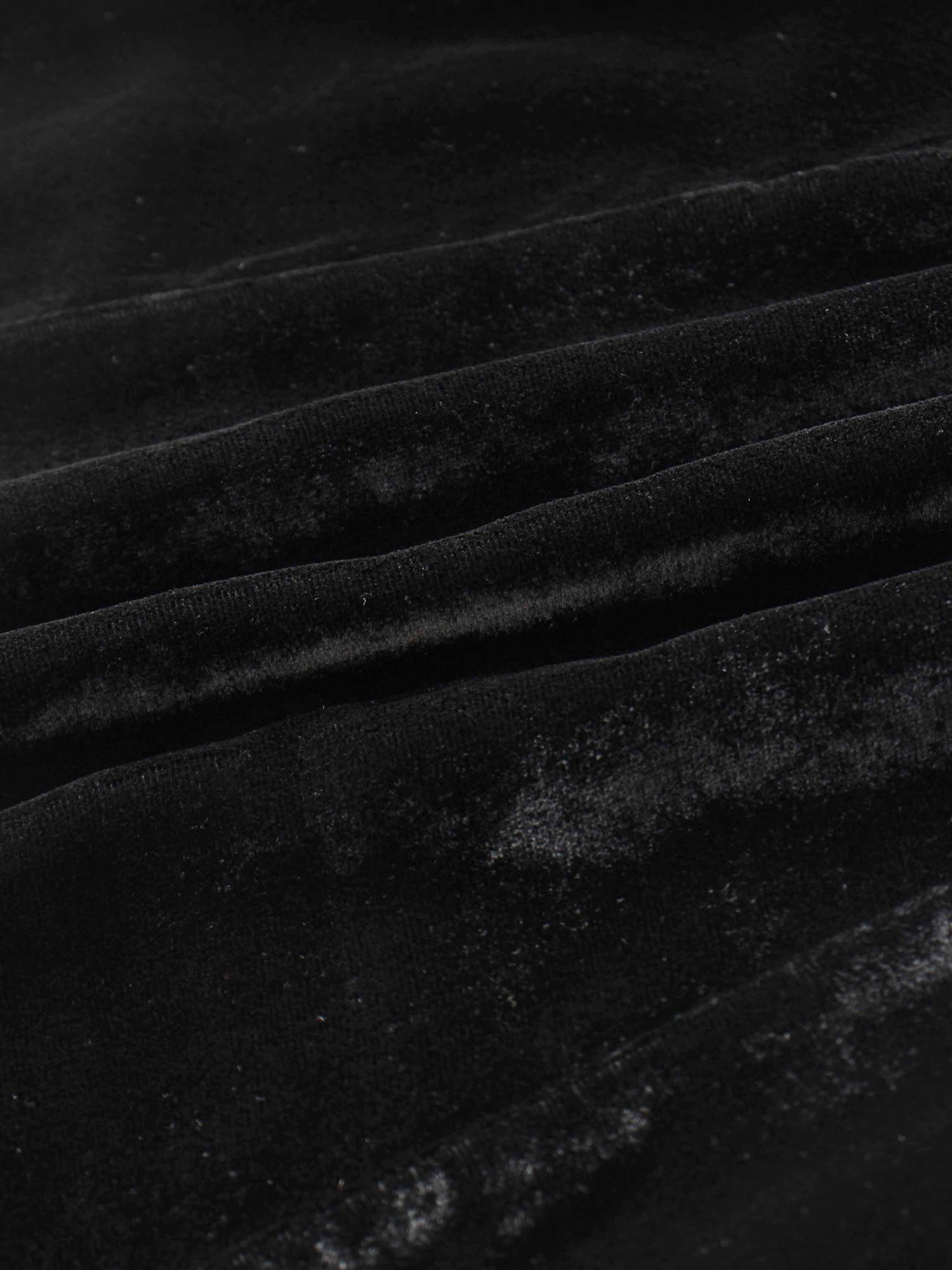 Velvet Flare Dress-Black