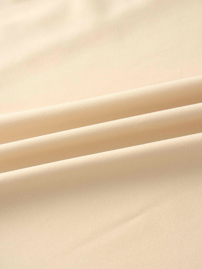 Side Button Yoke Skirt-Bone