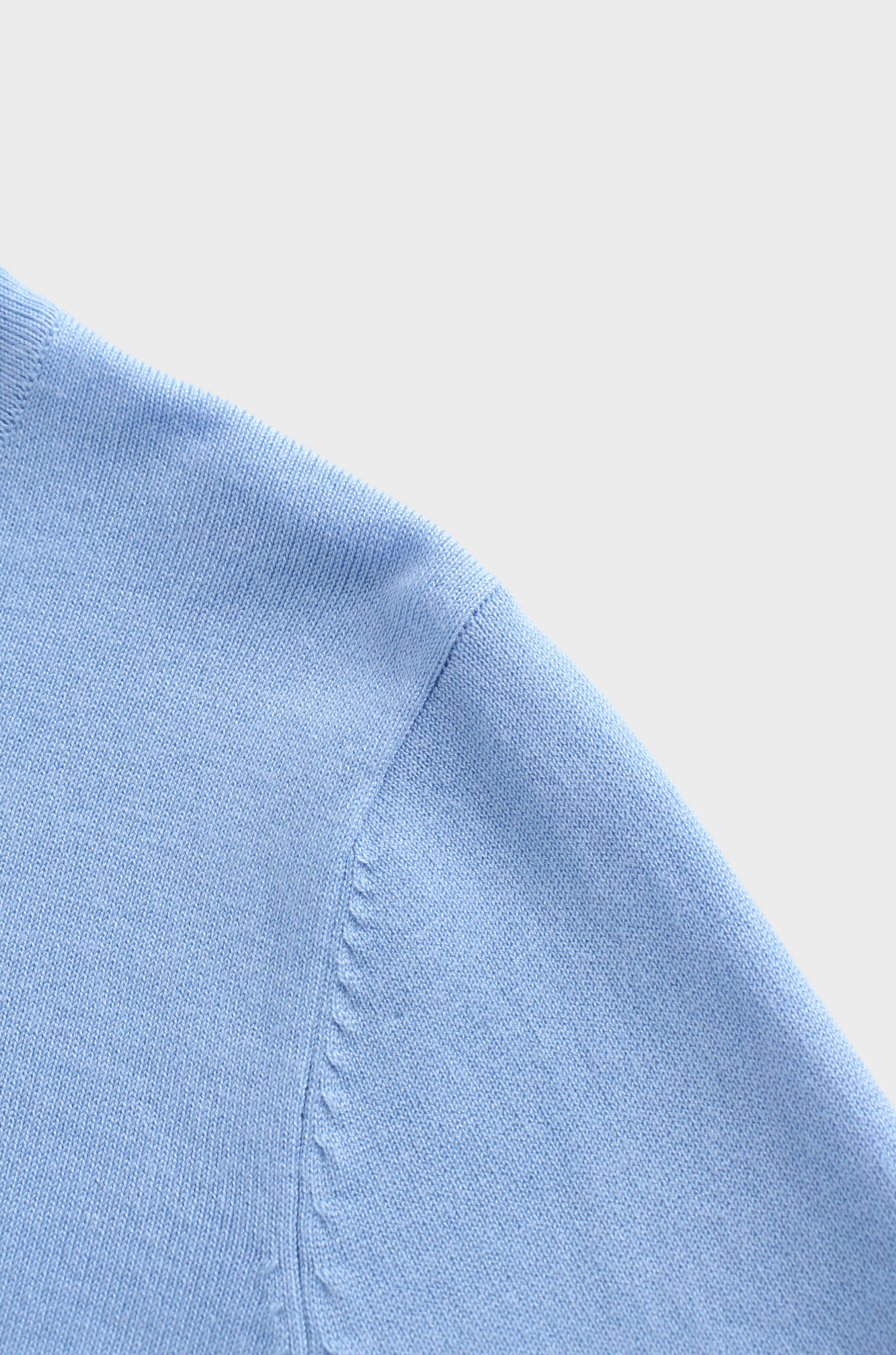 Basic Crew Sweater 3Q-Periwinkle