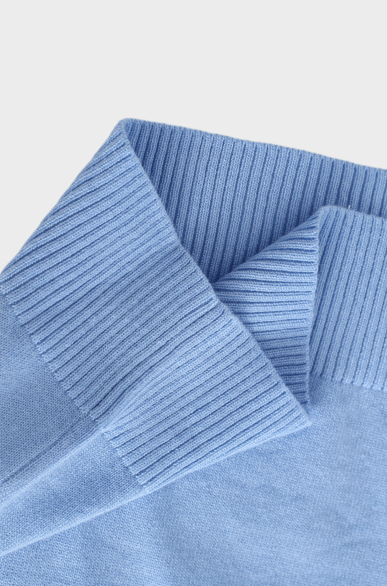 Basic Crew Sweater 3Q-Periwinkle