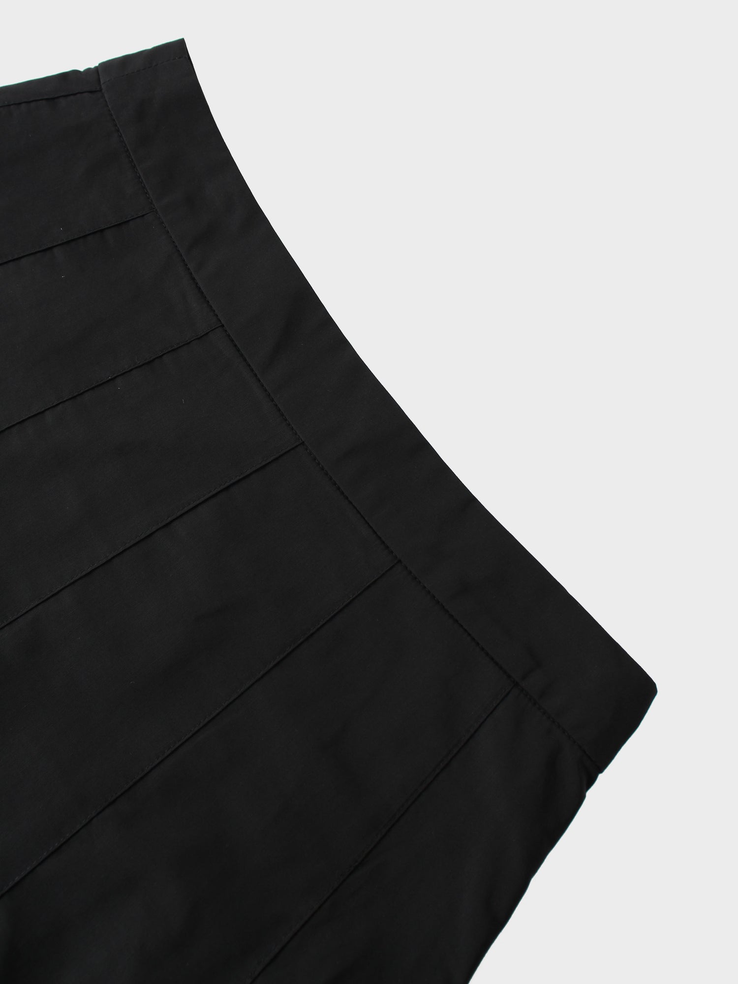Taffeta Pleat Skirt 26&quot;-Black