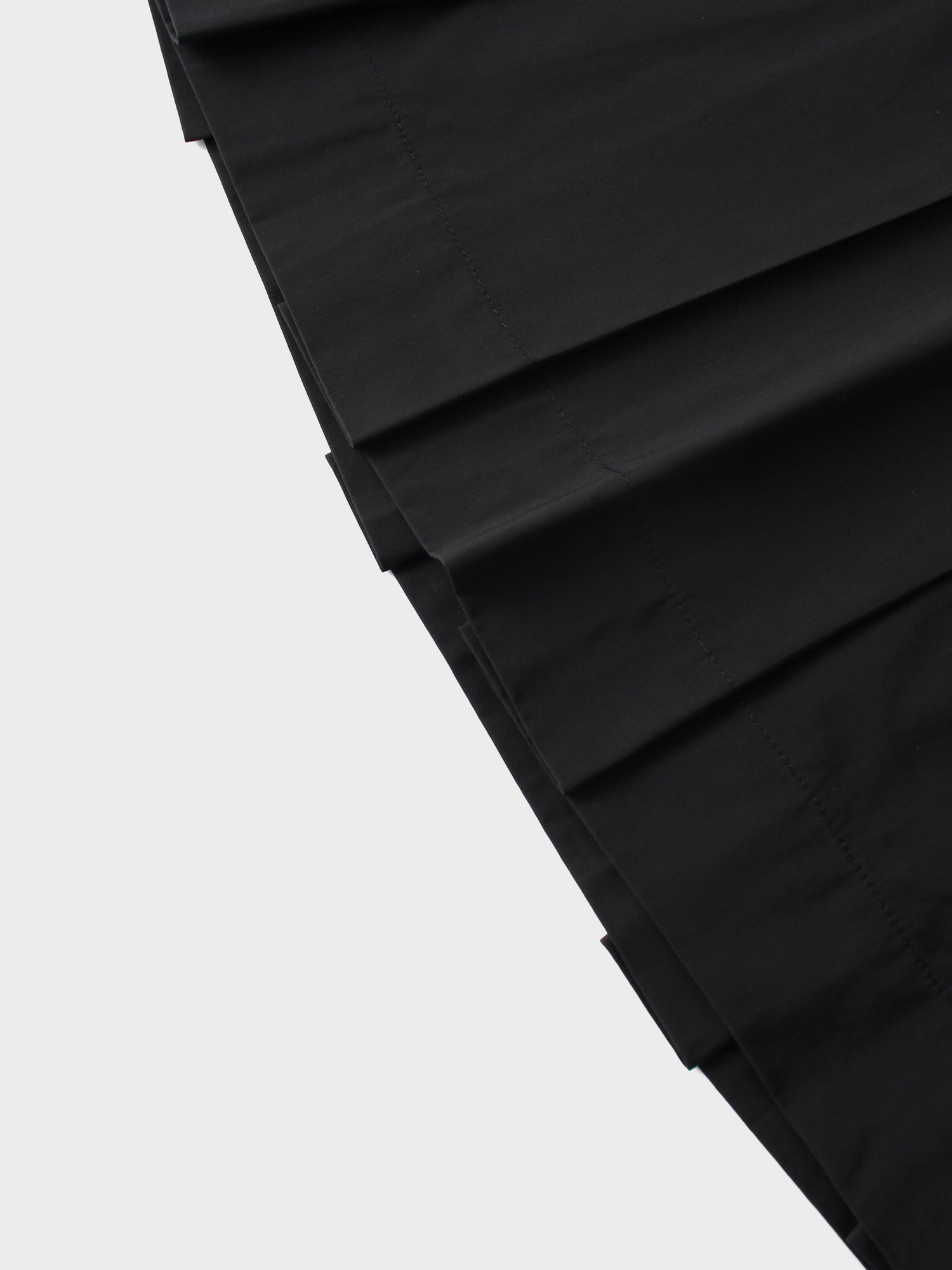 Taffeta Pleat Skirt 26&quot;-Black