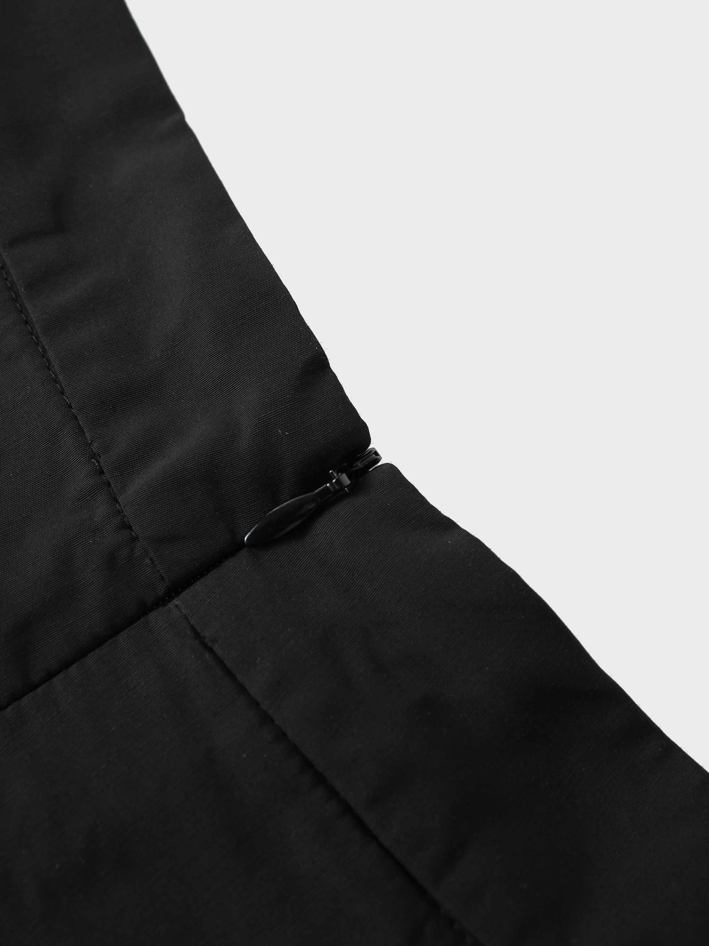 Taffeta Pleat Skirt 26&quot;-Black