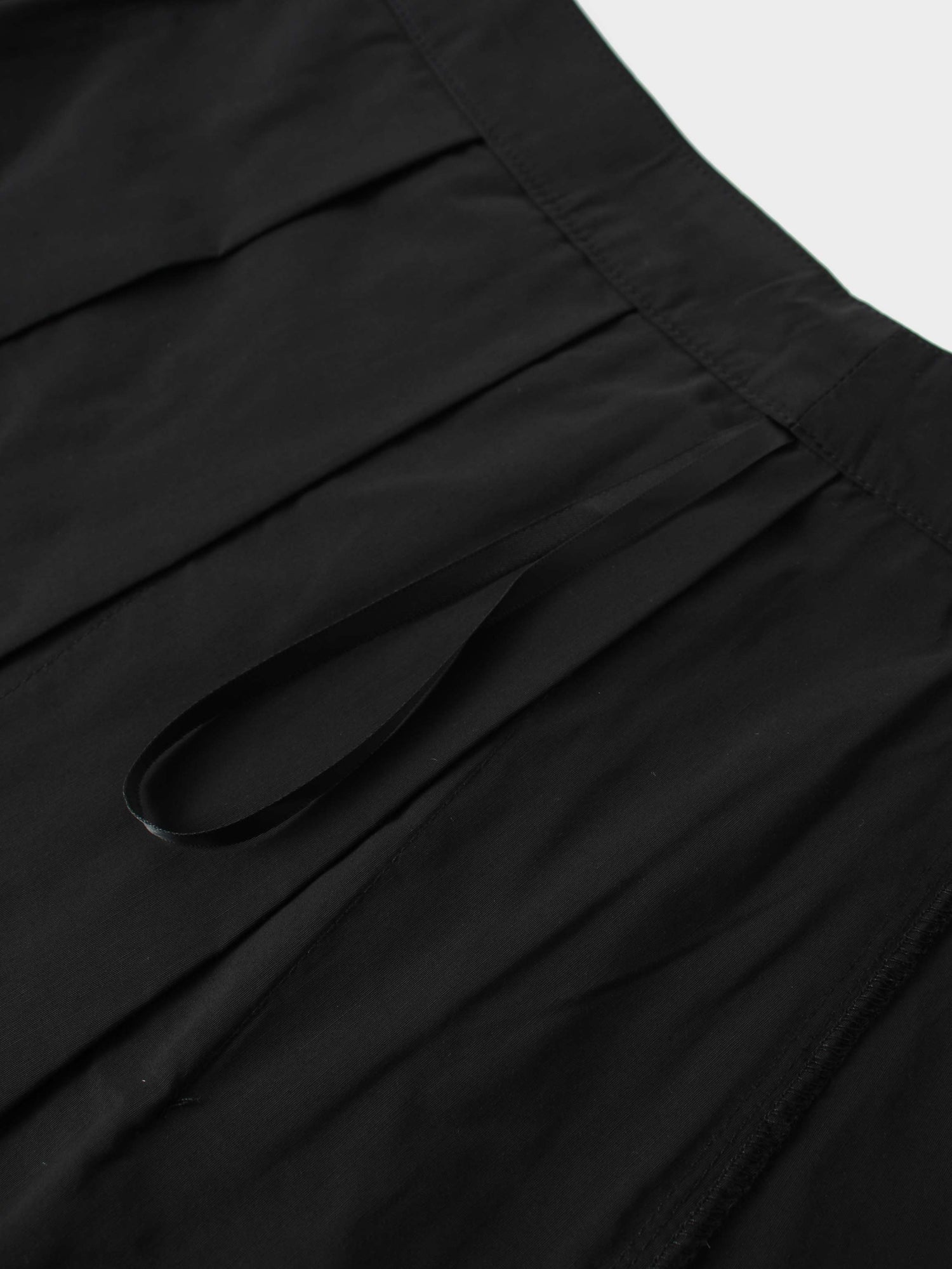 Taffeta Pleat Skirt 26&quot;-Black