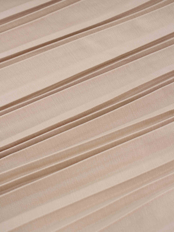 Thin Pleated Skirt-Stone