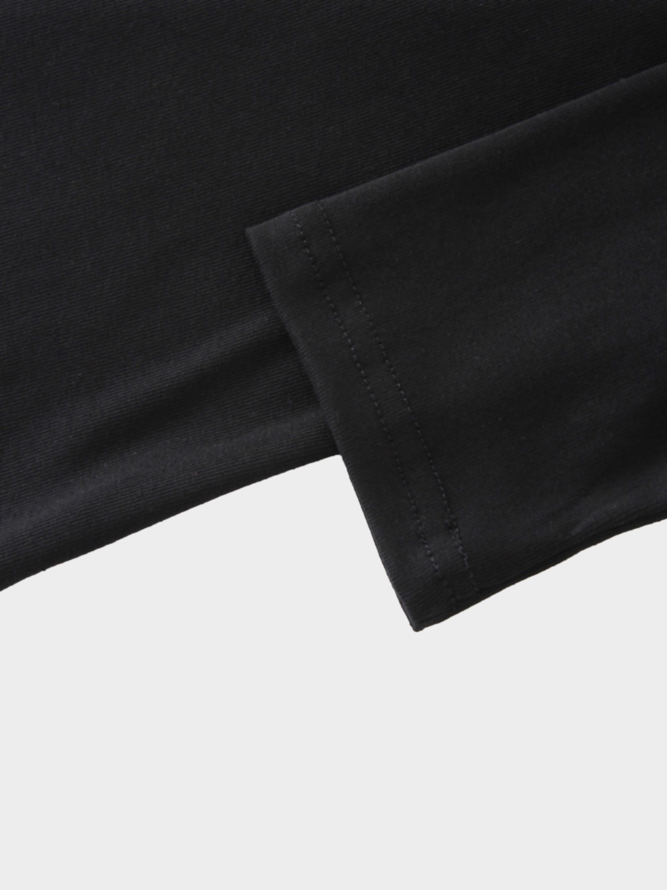 CAMISETA BASIC HIGH V 3Q-NEGRO