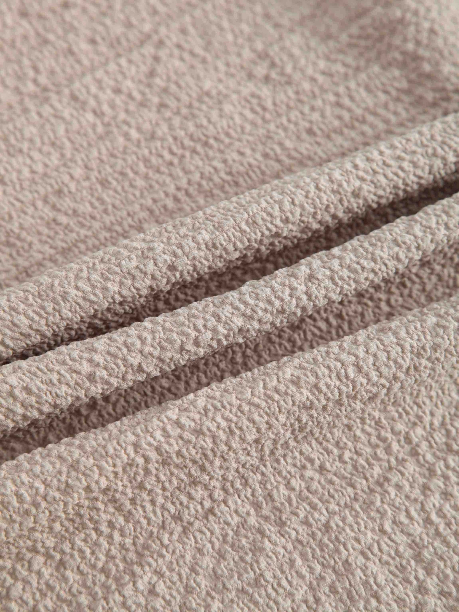 Textured Slip Dress-Taupe