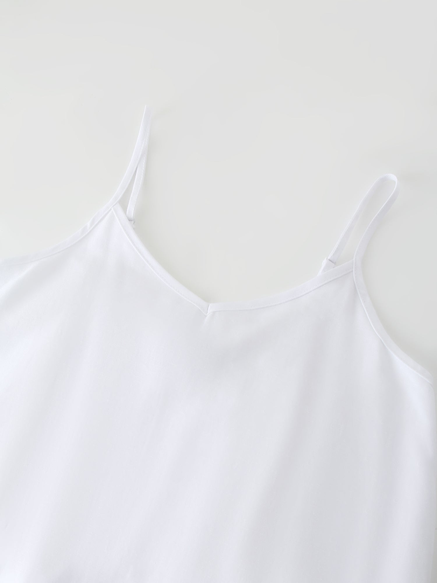 Linen Slip Dress-White