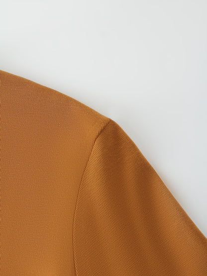 Basic High V Tee LS-Sand