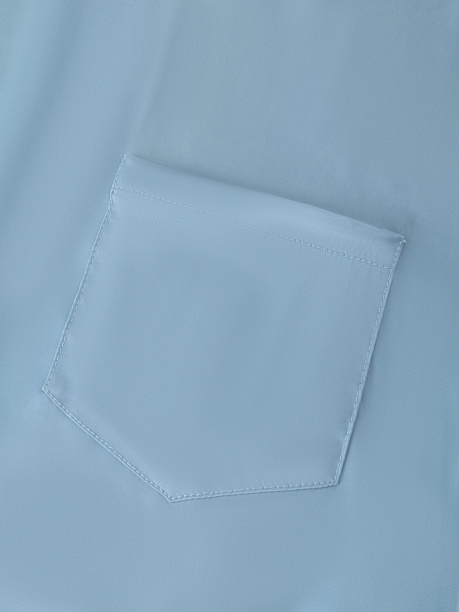 Satin Top-Light Blue