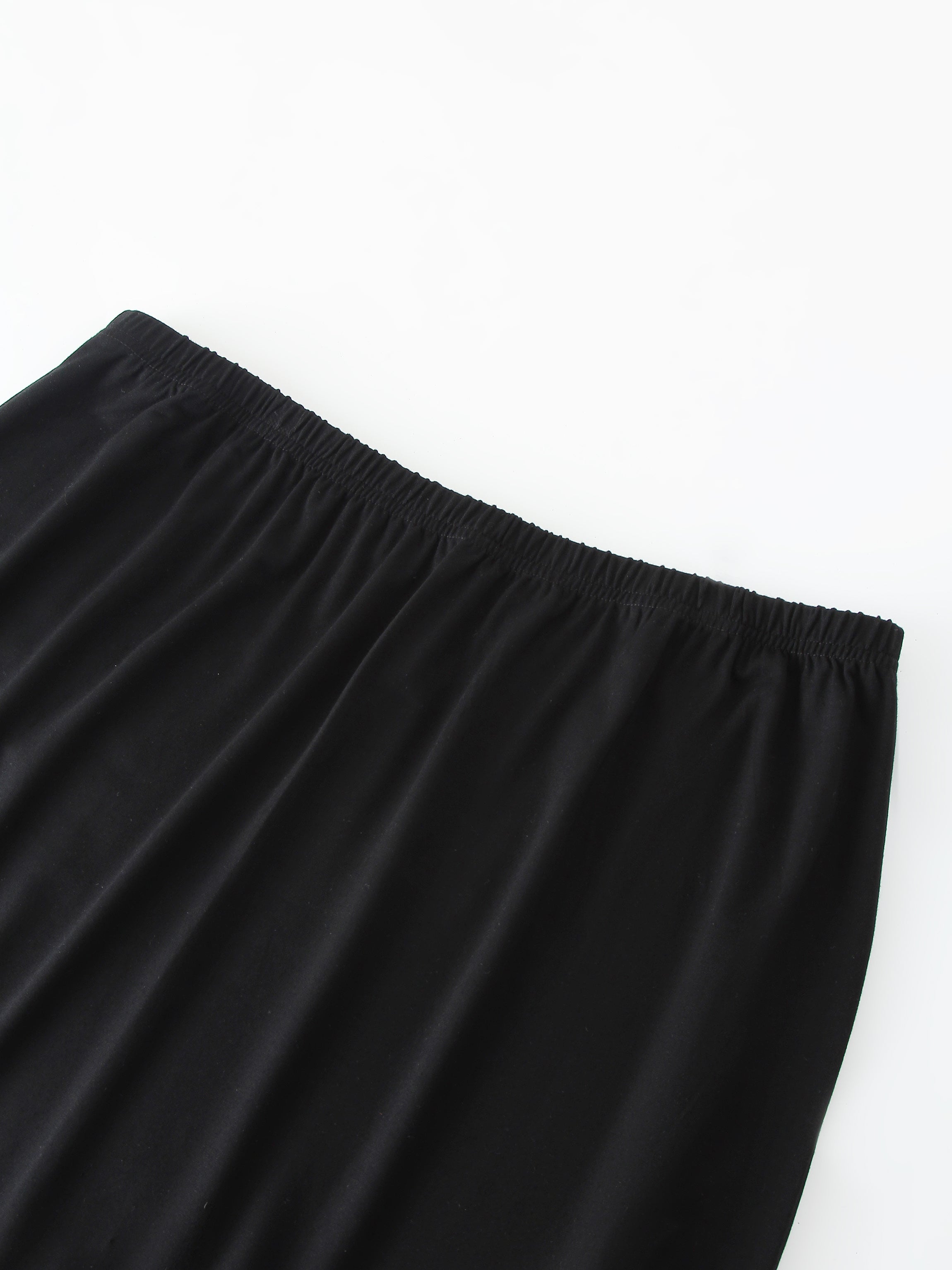 Maxi Stretch Skirt-Black