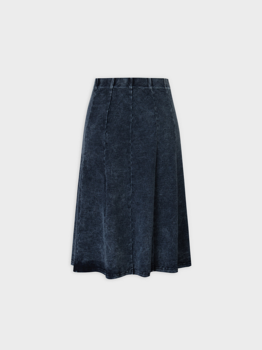 Jersey Paneled Skirt 24&quot;-Blue