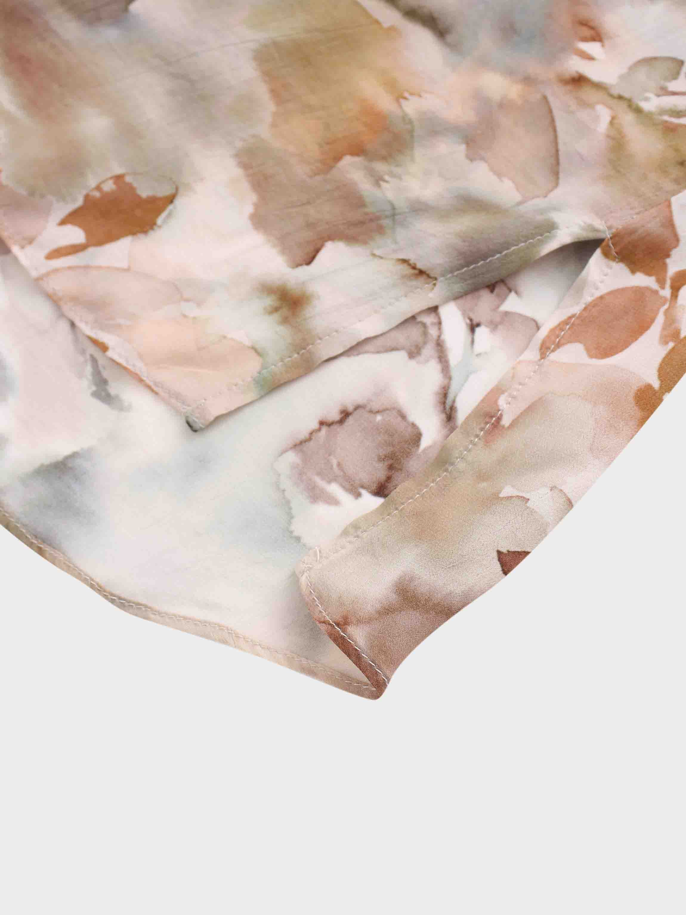 Printed Layering Blouse-Watercolor Floral