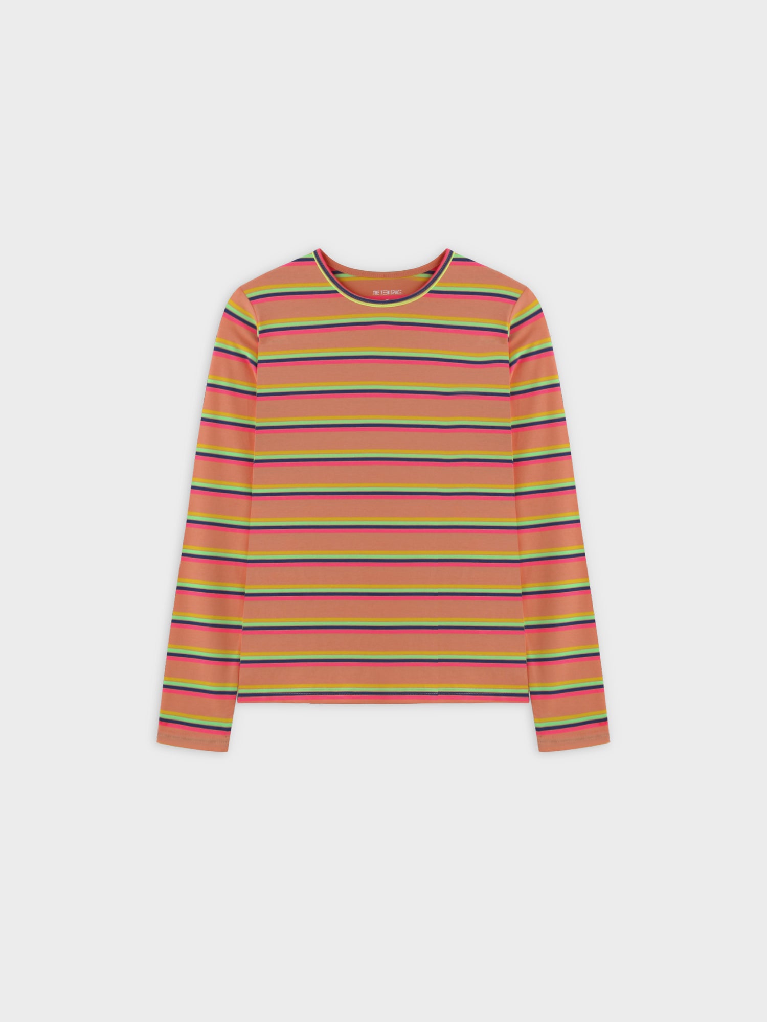 Neon Stripe Crew-Multi Color