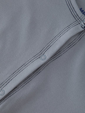 Basic T-Shirt Cropped Cardigan-Light Blue