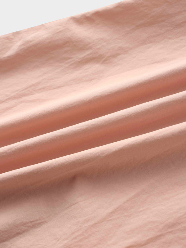 Asymmetrical Ruffle Blouse-Rose Pink