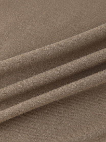 ZIP UP HOODIE-TAUPE