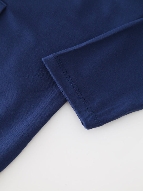 ZIP UP HOODIE-NAVY