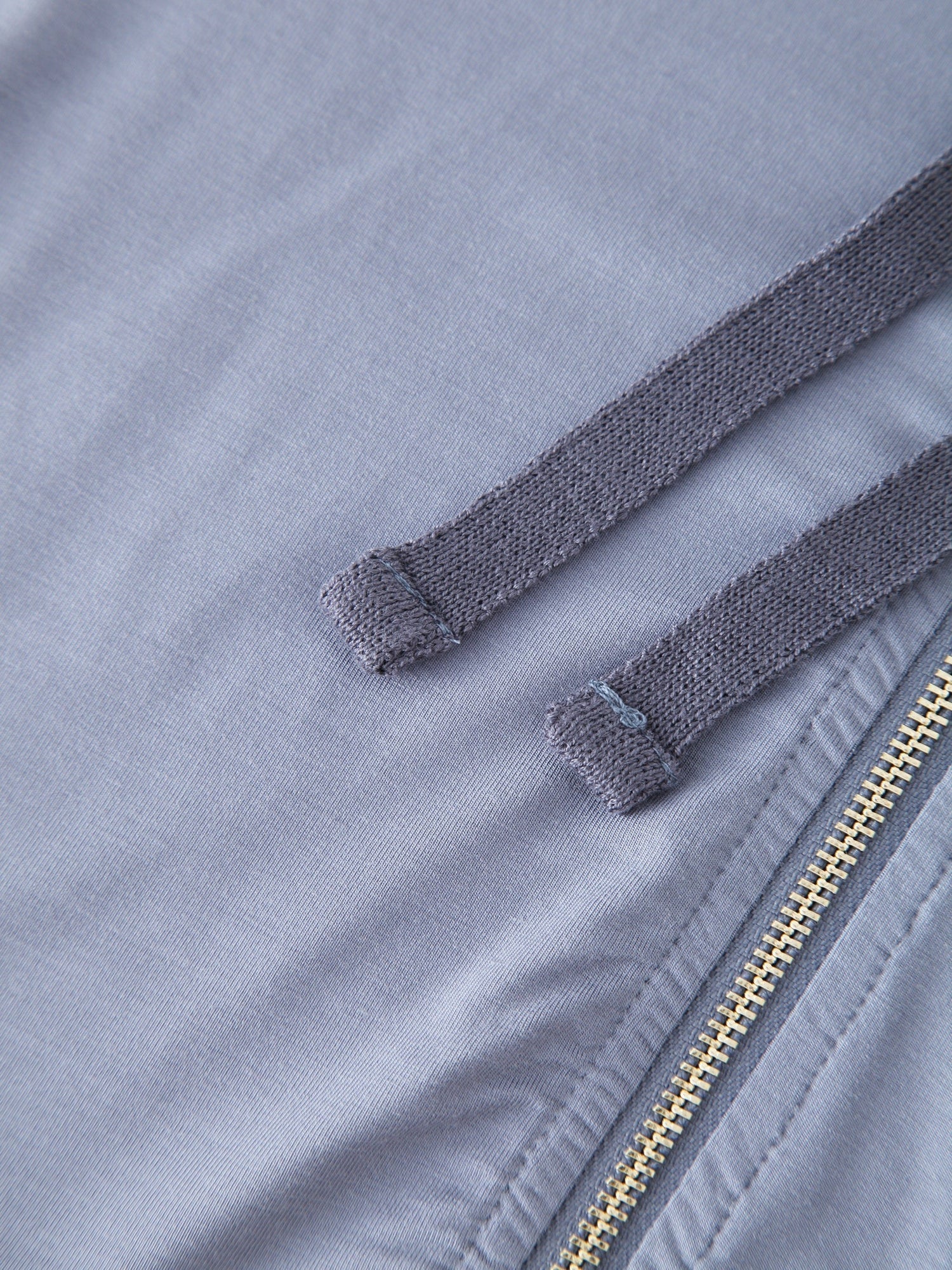 ZIP UP HOODIE-SLATE BLUE