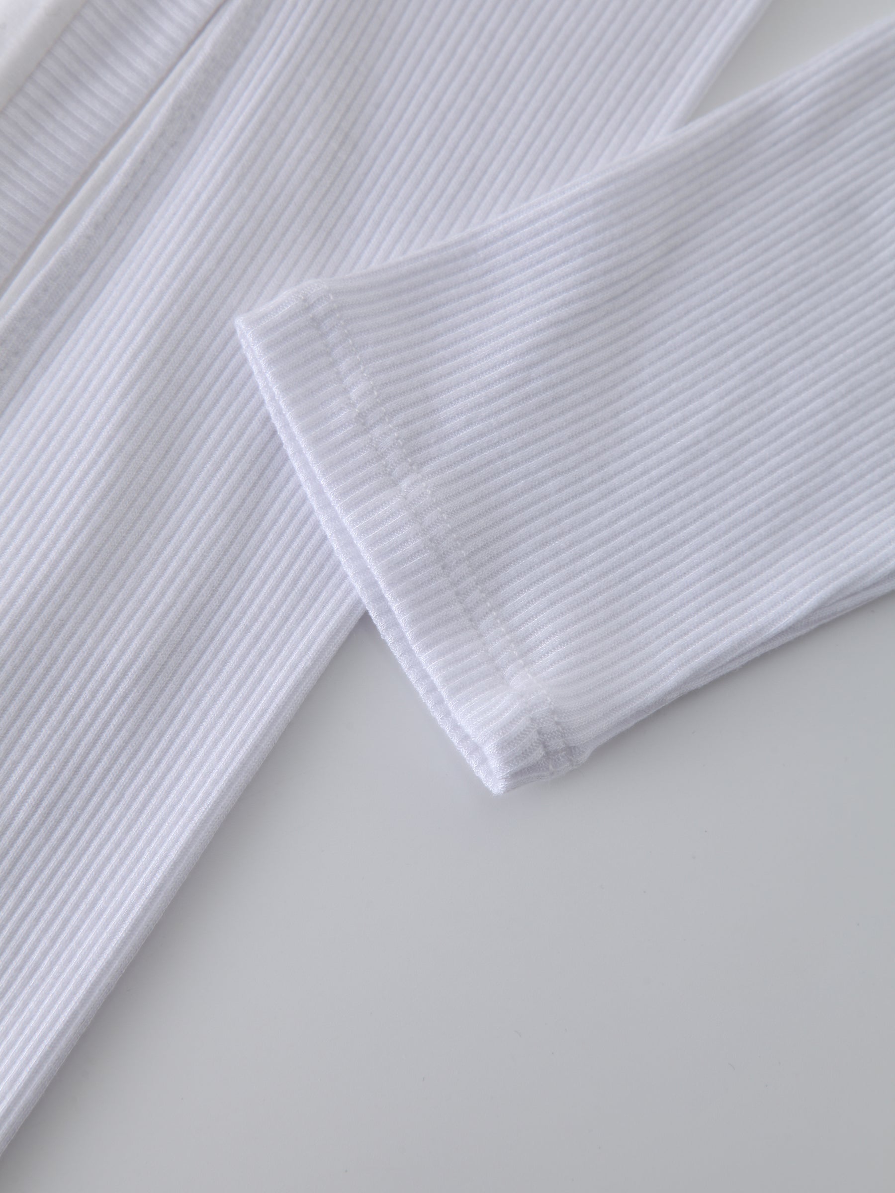 CREW NECK POCKET TEE DRESS 52"-WHITE