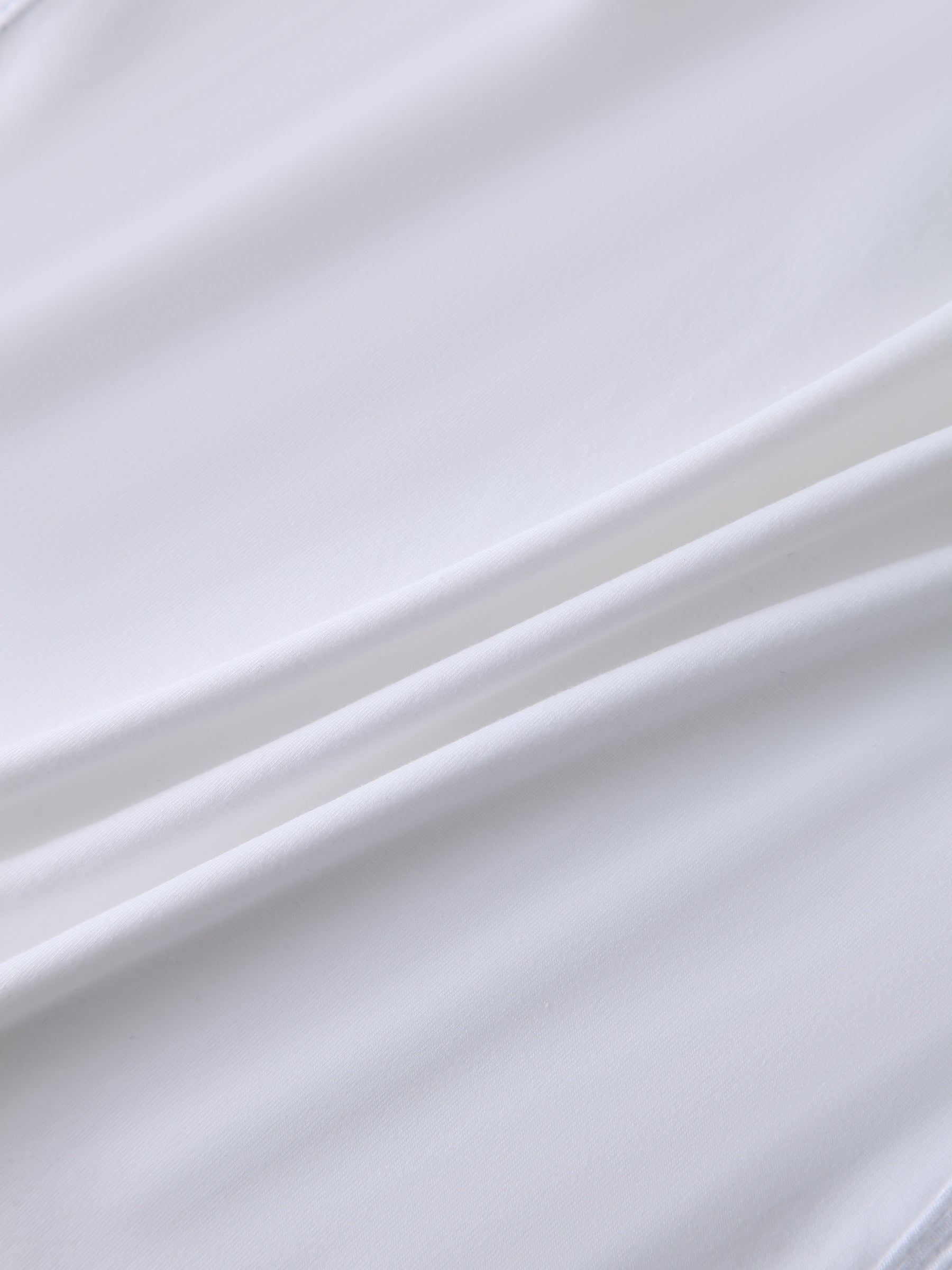 CREW NECK POCKET TEE DRESS 41"-WHITE