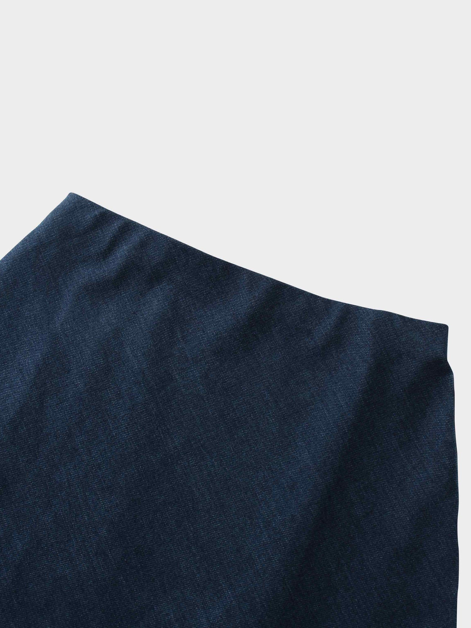 Classic Denim Skirt 37&quot;-Dark Blue
