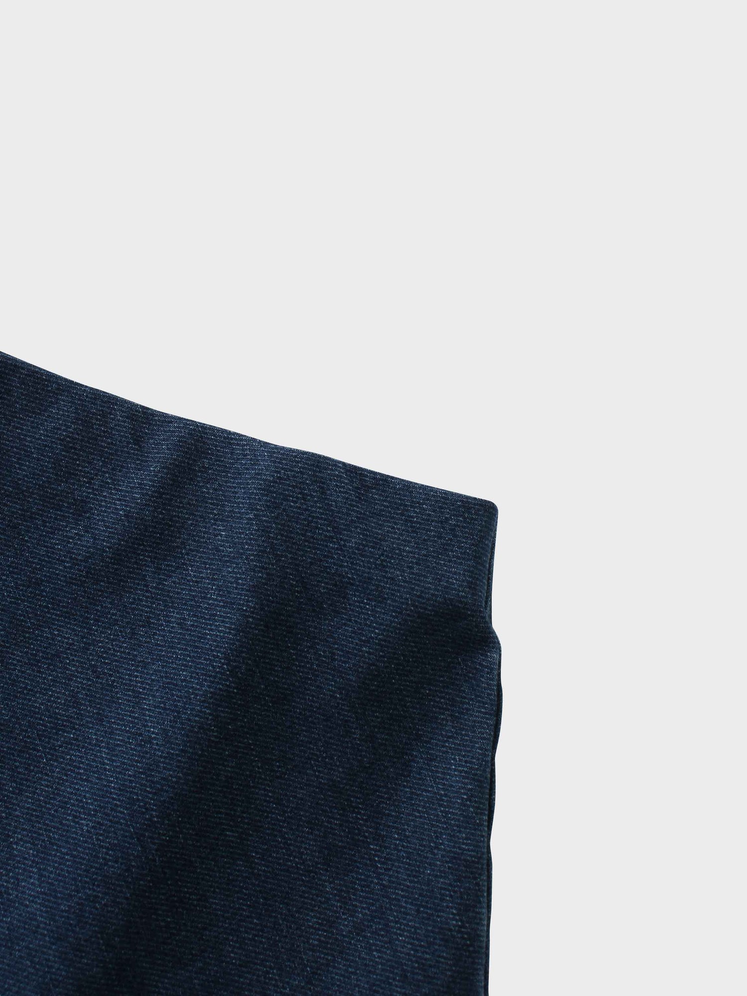 Classic Denim Skirt 37&quot;-Dark Blue