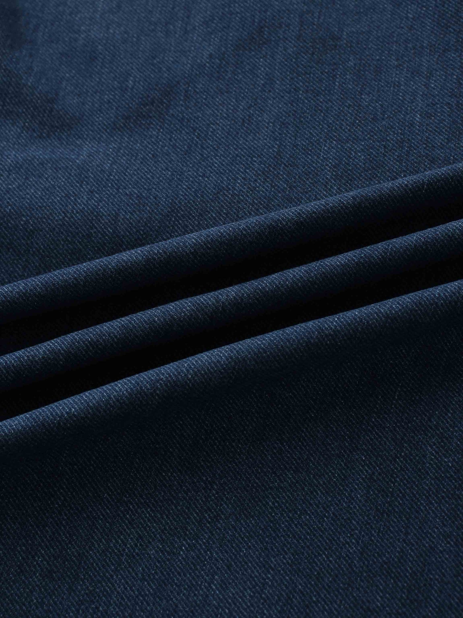 Classic Denim Skirt 37&quot;-Dark Blue