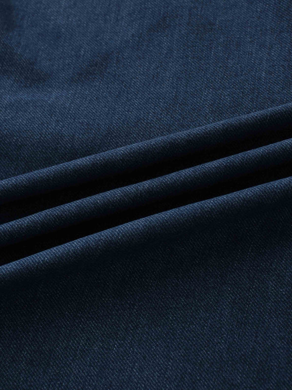 Classic Denim Skirt 35"-Dark Blue