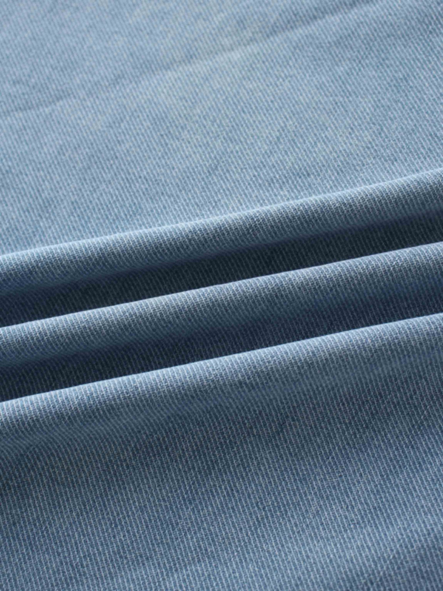 Classic Denim Skirt 37&quot;-Light Blue