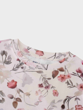 Basic Printed T-shirt-Soft Floral