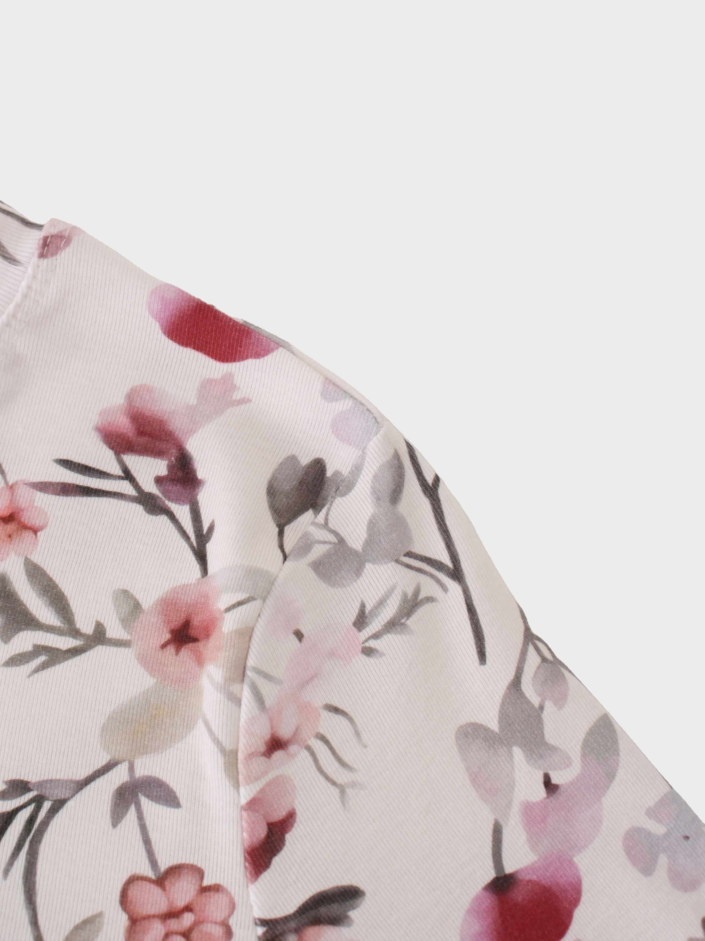 Basic Printed T-shirt-Soft Floral