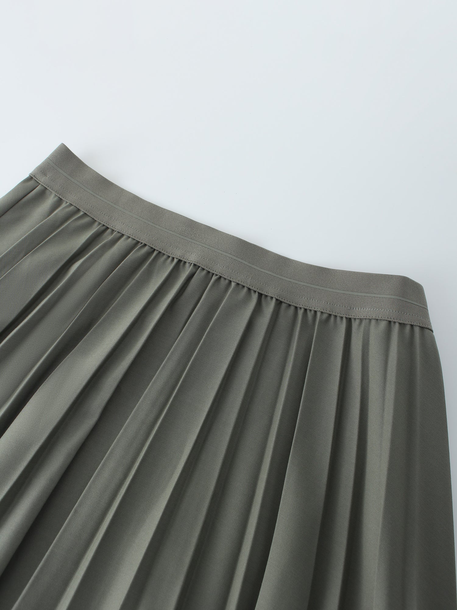 Pleated Skirt 37&quot;-Clay