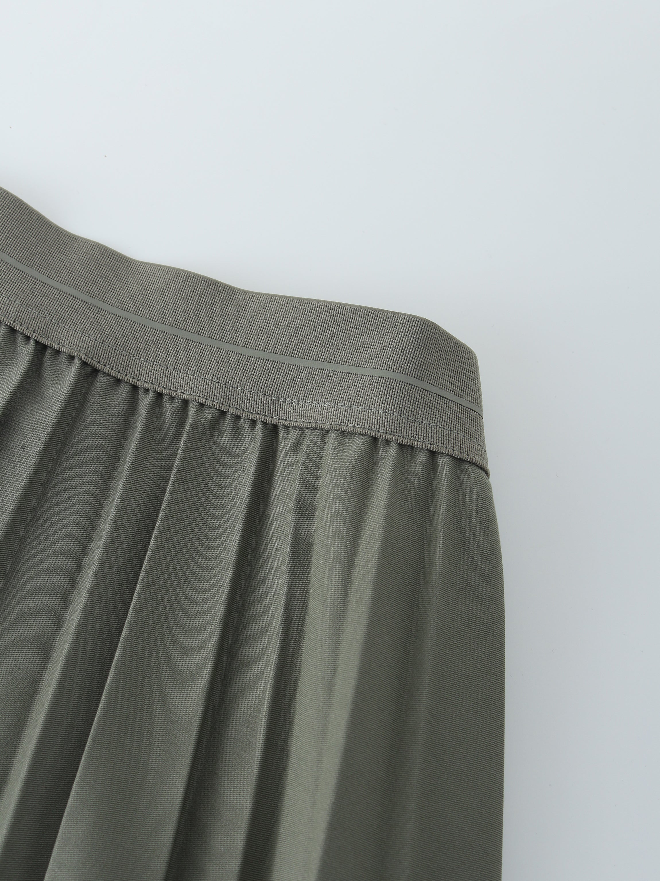 Pleated Skirt 37&quot;-Clay