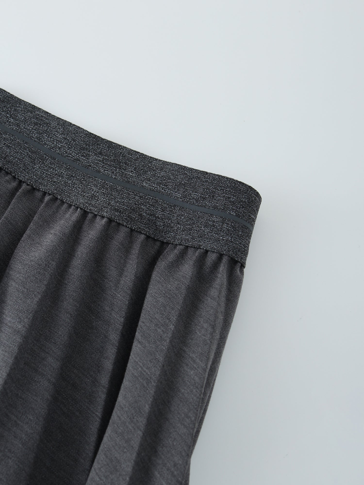 Pleated Skirt 37&quot;-Black Denim