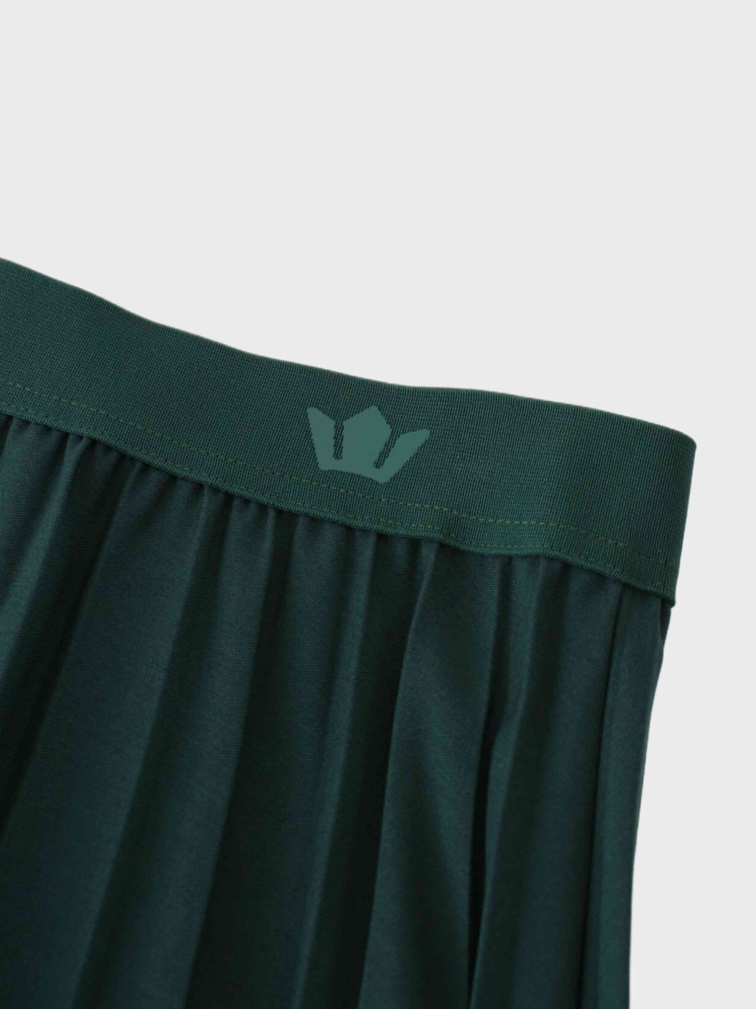 Pleated Skirt 35&quot;-Emerald Green