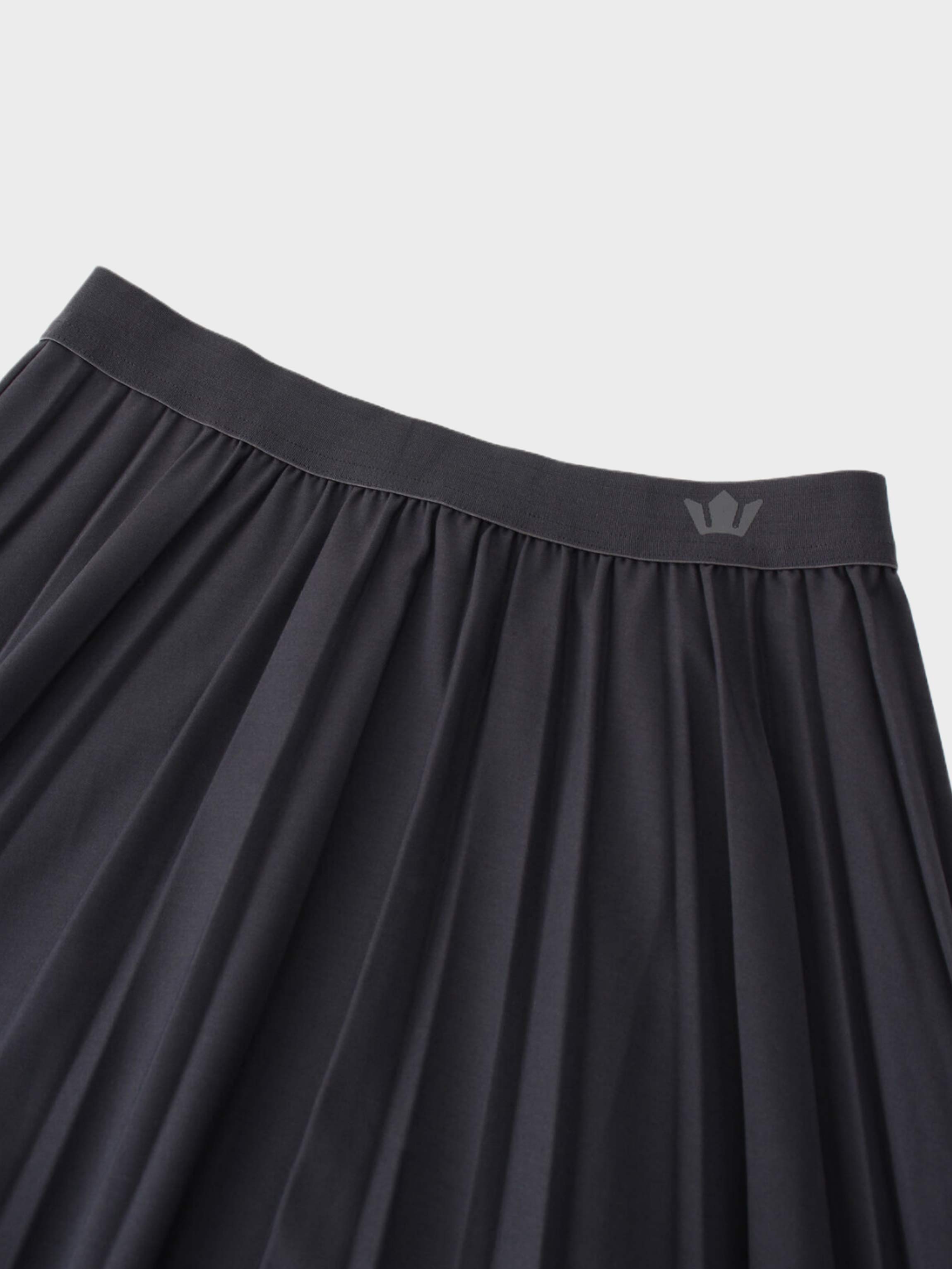 Pleated Skirt 37 Dark Grey