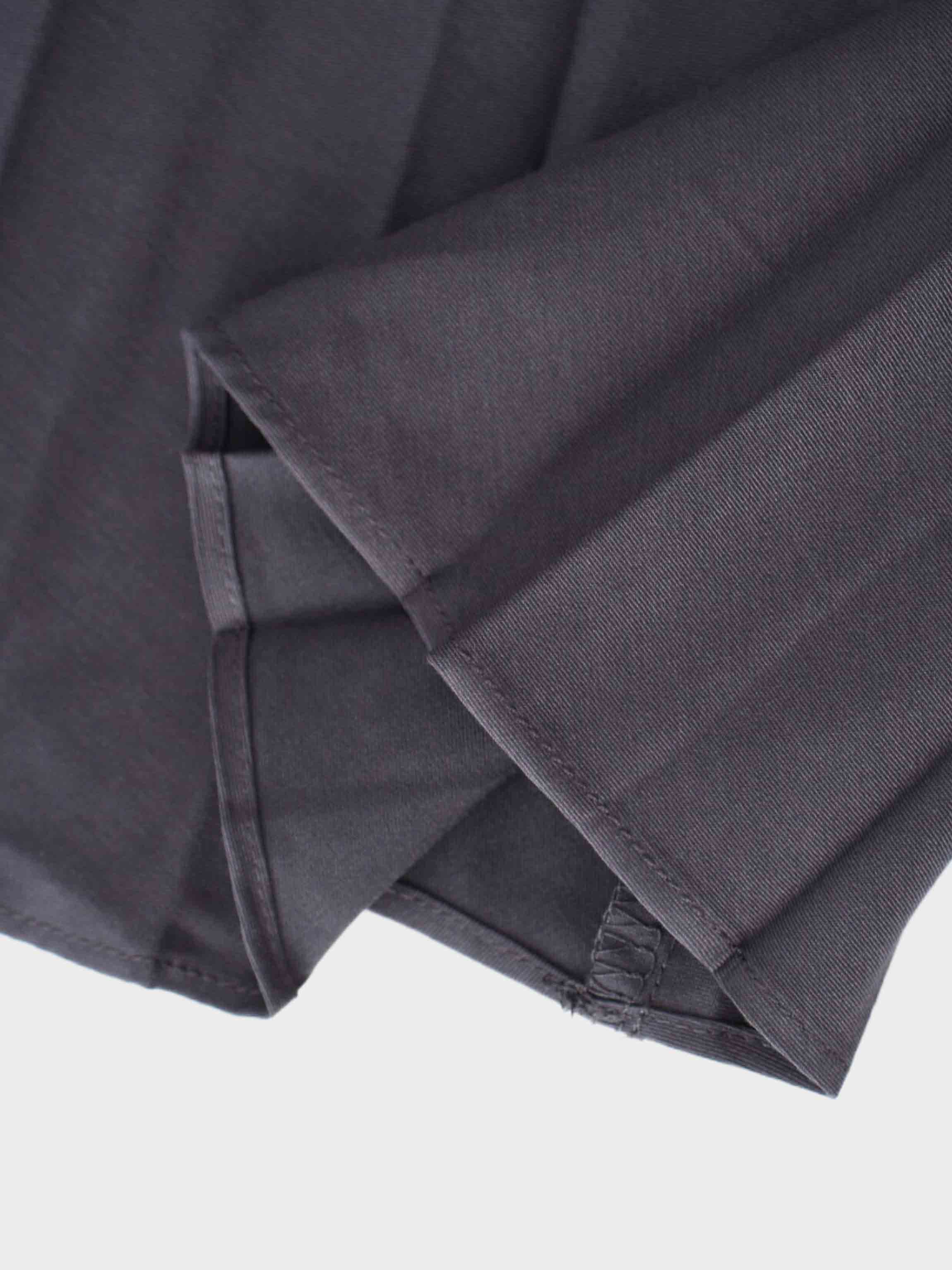 Pleated Skirt 37&quot;-Dark Grey