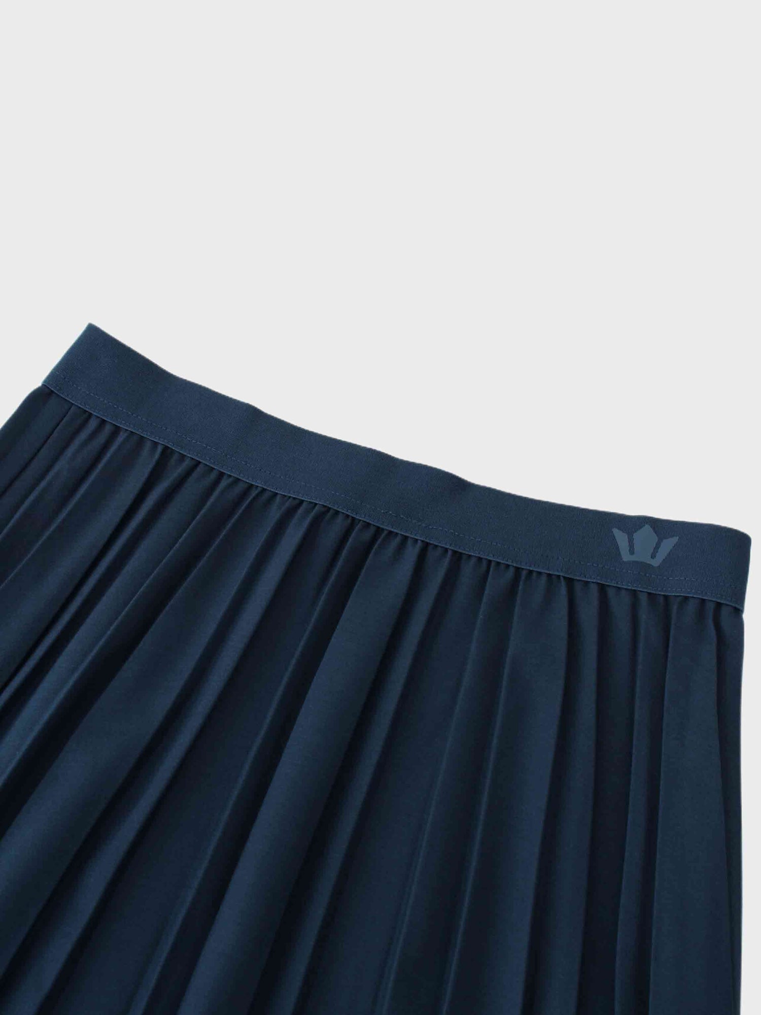 Pleated Skirt 35&quot;-Mallard Blue