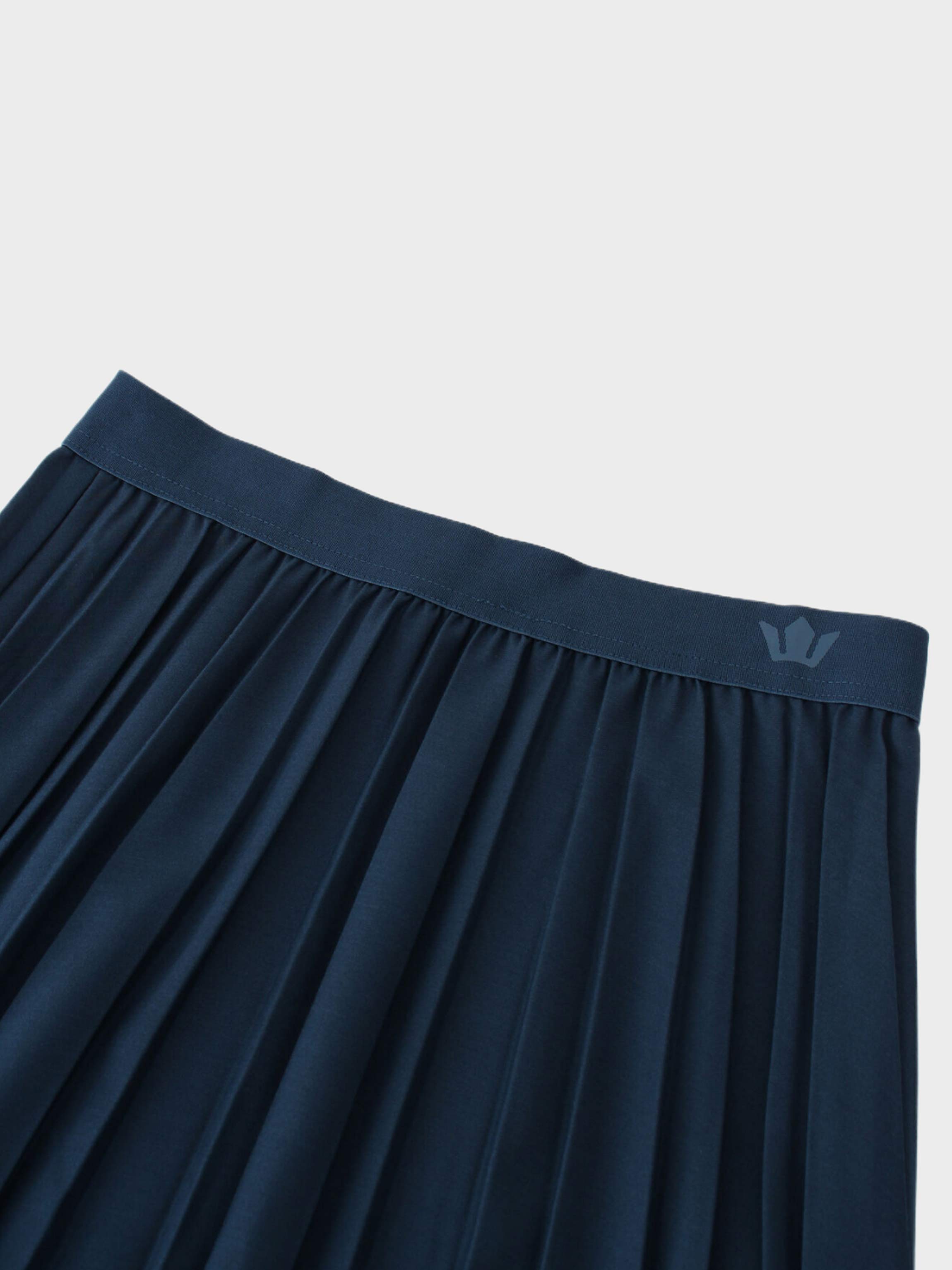 Pleated Skirt 37&quot;-Mallard Blue