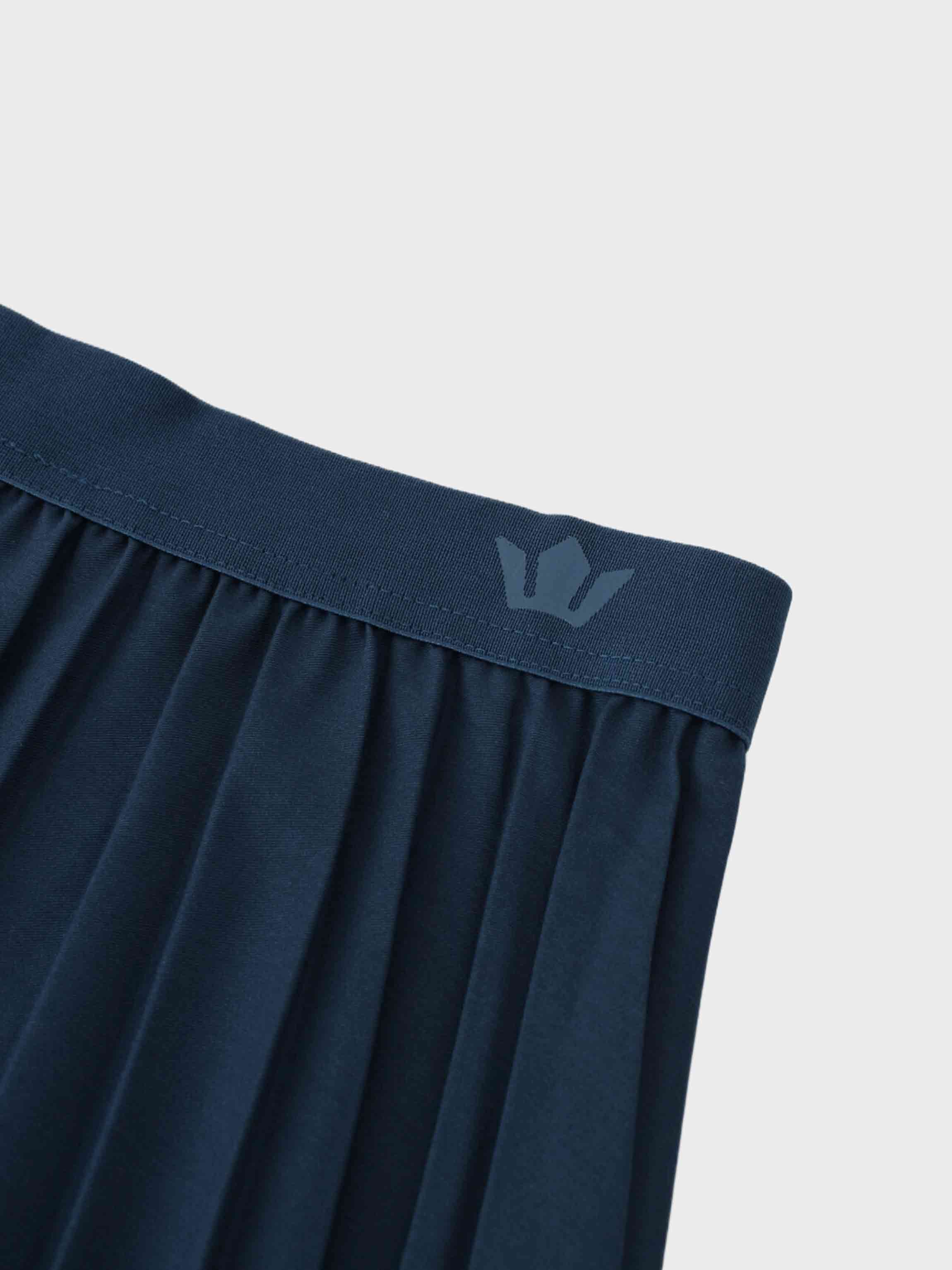 Pleated Skirt 35&quot;-Mallard Blue