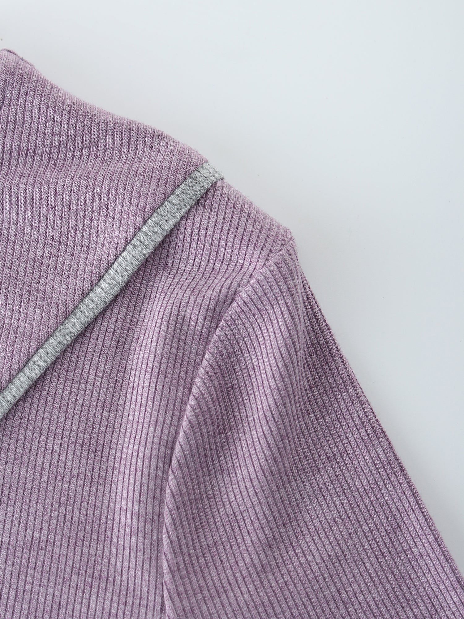 X BANDED SHIRT-LILAC/GREY